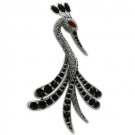 LO2393 - Imitation Rhodium White Metal Brooches with Top Grade Crystal in Multi Color Default Title
