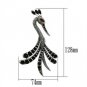 LO2393 - Imitation Rhodium White Metal Brooches with Top Grade Crystal in Multi Color Default Title