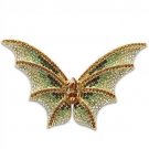 LO2400 - Gold White Metal Brooches with Top Grade Crystal in Multi Color Default Title