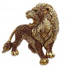 LO2420 - Gold White Metal Brooches with Top Grade Crystal in Multi Color Default Title