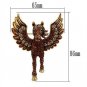 LO2421 - Gold White Metal Brooches with Top Grade Crystal in Multi Color Default Title