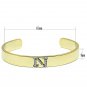 LO2583 - Gold+Rhodium White Metal Bangle with Top Grade Crystal in Clear