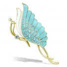 LO2772 - Flash Rose Gold White Metal Brooches with Top Grade Crystal in Clear Default Title