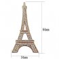 LO2785 - Flash Rose Gold White Metal Brooches with Top Grade Crystal in Clear Default Title
