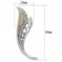 LO2876 - Imitation Rhodium White Metal Brooches with Synthetic Pearl in White Default Title