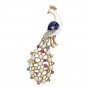 LO2897 - Flash Rose Gold White Metal Brooches with Top Grade Crystal in Multi Color Default Title