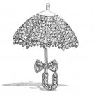 LO2936 - Imitation Rhodium White Metal Brooches with Top Grade Crystal in Clear Default Title