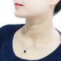 LO4683 - Rhodium Brass Chain Pendant with Synthetic in Montana