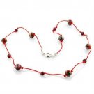LO740 - Resin Necklace with Epoxy in Multi Color