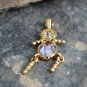 LOA1381 - Gold Plating Brass Pendant with AAA CZ in Light Amethyst Default Title