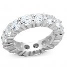 LOAS932 - Silver 925 Sterling Silver Ring with AAA Grade CZ in Clear