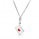 LOS432 - Silver 925 Sterling Silver Chain Pendant with No Stone