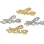 Love Connector; Pave Connector; CZ Micro Pave ConnJewelry Findings Jewelry Supplies CZ Links Gold