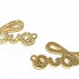 Love Connector; Pave Connector; CZ Micro Pave Jewelry Findings Jewelry Supplies CZ Links Platinum