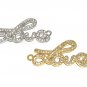 Love Connector; Pave Connector; CZ Micro Pave Jewelry Findings Jewelry Supplies CZ Links Platinum