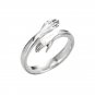 Love Hug Hands Open Ring Jewellery For Women Men Silvery