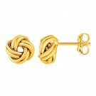 Love Knot Post Earrings in 14k Yellow Gold Yellow Gold