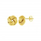 Love Knot Post Earrings in 14k Yellow Gold Yellow Gold