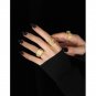 Masculine Irregular O Shape 925 Sterling Silver Adjustable Ring Rhodium