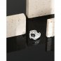 Masculine Irregular O Shape 925 Sterling Silver Adjustable Ring Yellow Gold