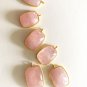 Morganite Charms; Gold Charms; Sterling SilveJewelry Making Bulk Charms 1 Pc B) 22x14mm - 23x15mm