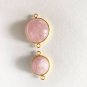 Morganite Connectors; Gemstone ConnectorJewelry Supplies Jewelry Making 1 Pc B) 25.5 x 20 x 8