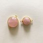 Morganite Connectors; Gemstone ConnectorJewelry Supplies Jewelry Making 1 Pc B) 25.5 x 20 x 8