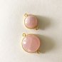 Morganite Connectors; Gemstone ConnectorJewelry Supplies Jewelry Making 1 Pc B) 25.5 x 20 x 8