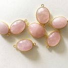 Morganite; Morganite Connector; GemstoJewelry Supplies Jewelry Making DIY Jewelry A ) 21x12x6