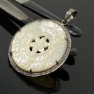 Mother Natural Gemstone Pendant Nacre Pendant Sterling Silver Jewelry Gifts for Her Default Title