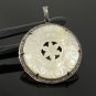 Mother Natural Gemstone Pendant Nacre Pendant Sterling Silver Jewelry Gifts for Her Default Title