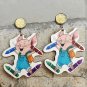 Mouse Cheese Earrings Colored Pencil Mug Earrings 1