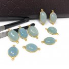 Natural Aquamarine Jewelry Findings Jewelry Supplies for Jewelry Making 1 pc A) 22x11mm - 25x15mm