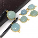 Natural Aquamarine ConnectJewelry Findings Jewelry Supplies for Jewelry Making 1 pc Default Title