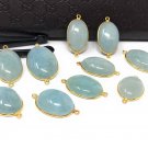 Natural Aquamarine ConnectJewelry Findings Jewelry Supplies for Jewelry Making 1 pc Default Title