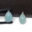 Natural Aquamarine ConnectJewelry Findings Jewelry Supplies for Jewelry Making 1 pc Default Title
