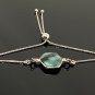 Natural ESterling Silver Adjustable Bolo Bracelet Birthstone Bracelet Gifts for Her Default Title