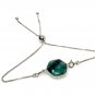 Natural ESterling Silver Adjustable Bolo Bracelet Birthstone Bracelet Gifts for Her Default Title