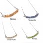 Natural Gemstone Necklace; BirthstonSterling Silver Jewelry Healing Jewelry Gifts for Her Citrine
