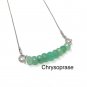 Natural Gemstone Necklace; BirthstonSterling Silver Jewelry Healing Jewelry Gifts for Her Citrine