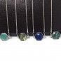 Natural Gemstone NecklAmazonite Necklace Labradorite Necklace Silver Minimalist Jewelry Amazonite