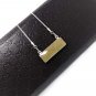 Natural Gemstone NecklMinimalist Necklace Silver Minimalist Jewelry Healing Jewelry Blue Sapphire