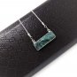 Natural Gemstone NecklMinimalist Necklace Silver Minimalist Jewelry Healing Jewelry Blue Sapphire