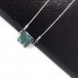 Natural Gemstone Necklace; Minimalist Necklace; SterlingAmazonite Labradorite Emerald Labradorite