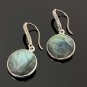 Natural LabradPave Diamond Earrings Sterling Silver Gemstone Earrings Gifts for Her Default Title