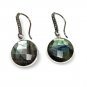Natural LabradPave Diamond Earrings Sterling Silver Gemstone Earrings Gifts for Her Default Title