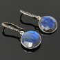 Natural LabradPave Diamond Earrings Sterling Silver Gemstone Earrings Gifts for Her Default Title