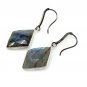 Natural LabradPave Diamond Earrings Sterling Silver Gemstone Earrings Gifts for Her Default Title