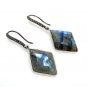 Natural LabradPave Diamond Earrings Sterling Silver Gemstone Earrings Gifts for Her Default Title