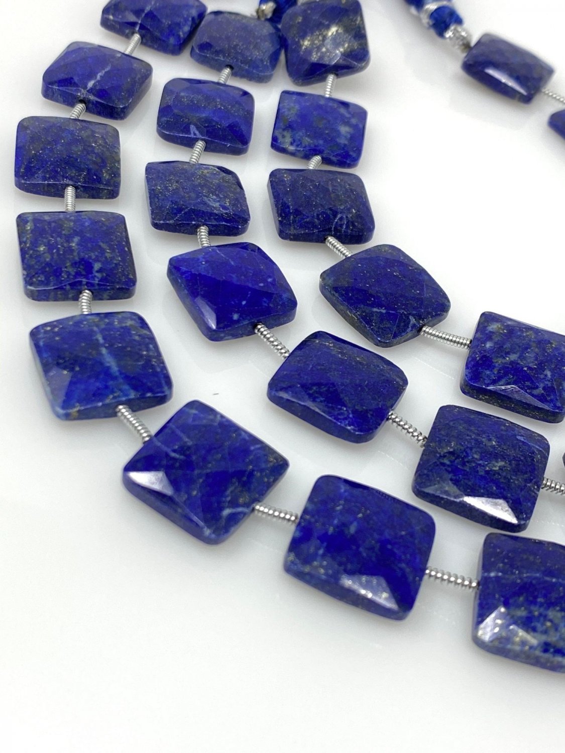 Natural Lapis Lazuli Gemstone Beads; Bulk WJewelry Supplies 14 - 14.5mm 7.5' Strand Default Title